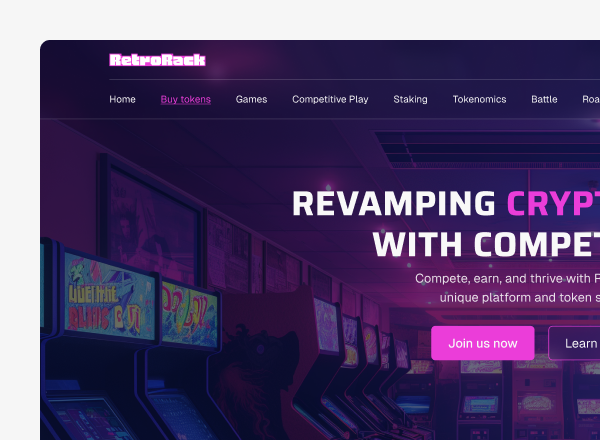 RetroRack: Competitive Crypto Gaming